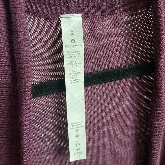 Lululemon Sit In Lotus Wrap II Size 2 - Picture 2 of 8